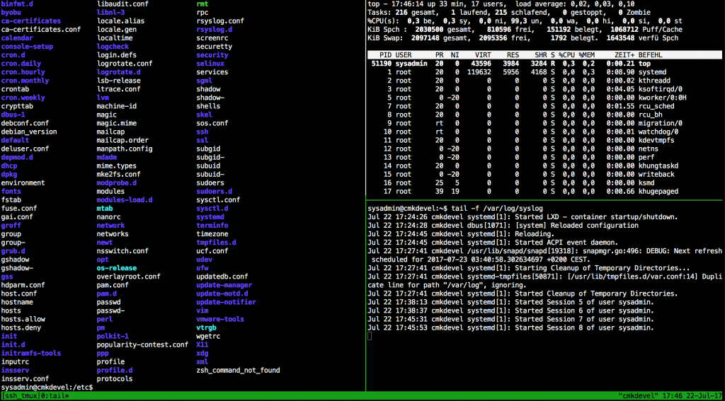 Linux tmux как пользоваться